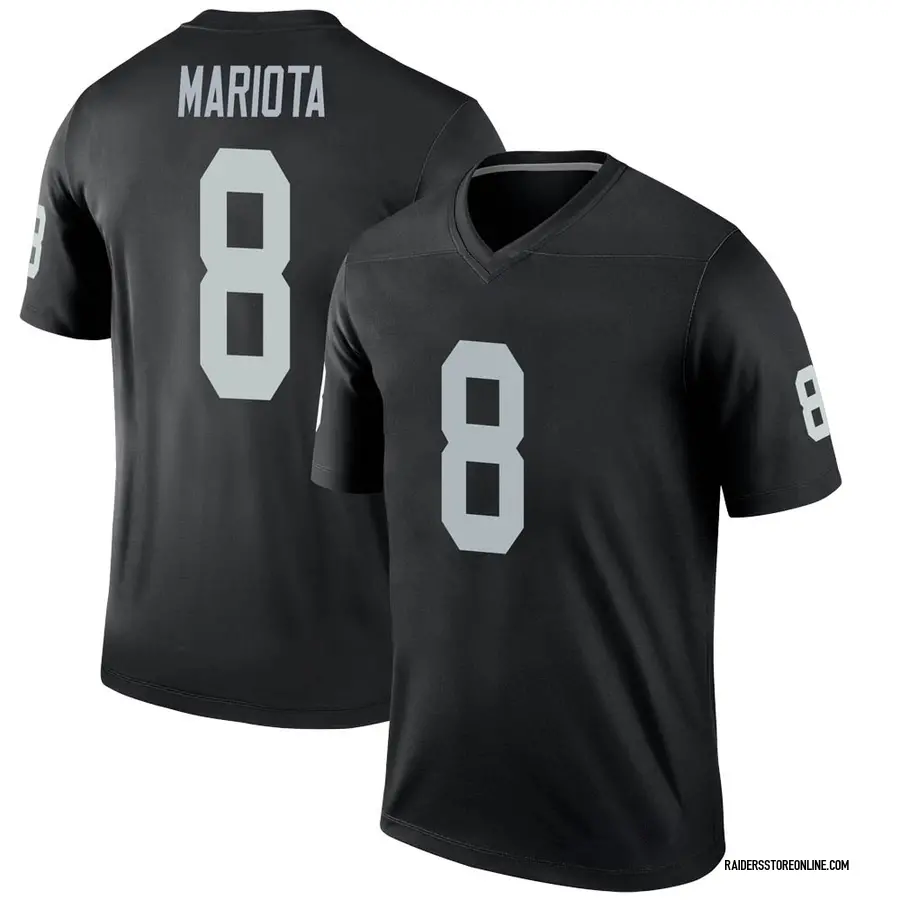Nike Marcus Mariota Las Vegas Raiders Men s Legend Black Jersey