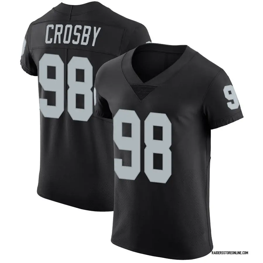 Nike Maxx Crosby Las Vegas Raiders Men's Elite Black Team Color