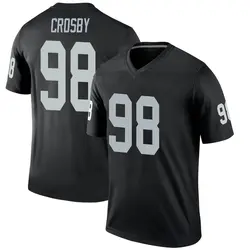 Nike Maxx Crosby Las Vegas Raiders Youth Legend Black Jersey