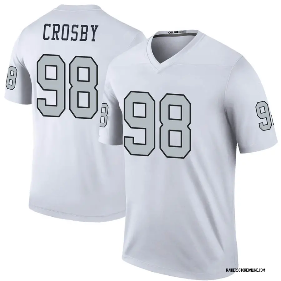 Youth Nike Maxx Crosby Black Las Vegas Raiders Game Jersey 