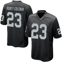 Nike Nickell Robey-Coleman Las Vegas Raiders Men's Game Black Team Color Jersey