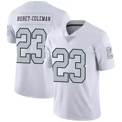 Nike Nickell Robey-Coleman Las Vegas Raiders Youth Limited White Color Rush Jersey