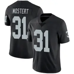 Nike Raheem Mostert Las Vegas Raiders Men's Limited Black Team Color Vapor Untouchable Jersey