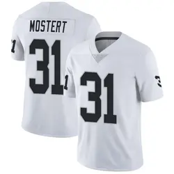 Nike Raheem Mostert Las Vegas Raiders Men's Limited White Vapor Untouchable Jersey