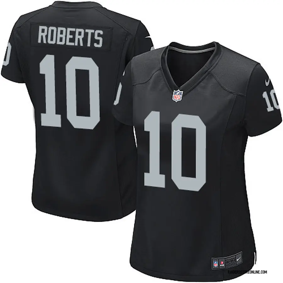 Download Nike Seth Roberts Oakland Raiders Women's Game Black Team Color Jersey