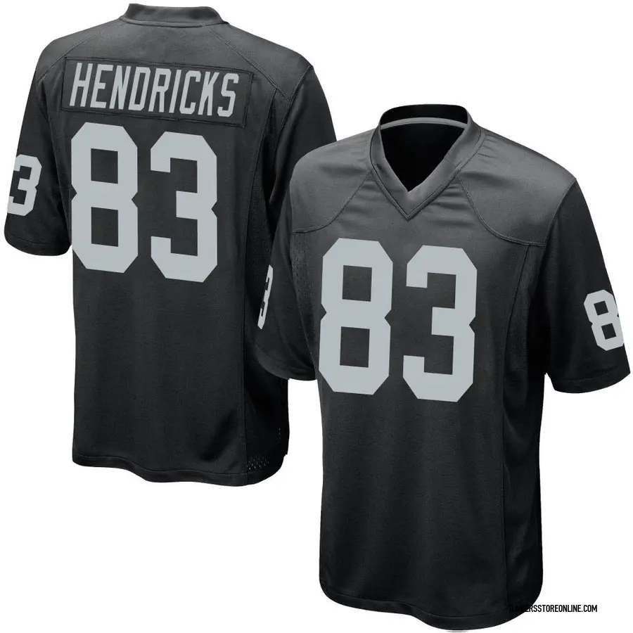 Nike Ted Hendricks Las Vegas Raiders Men's Game Black Team Color Jersey