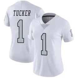 Nike Tre Tucker Las Vegas Raiders Women's Limited White Color Rush Jersey