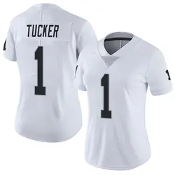 Nike Tre Tucker Las Vegas Raiders Women's Limited White Vapor Untouchable Jersey