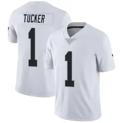 Nike Tre Tucker Las Vegas Raiders Youth Limited White Vapor Untouchable Jersey