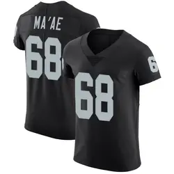 Treven Ma'ae Las Vegas Raiders Men's Elite Black Team Color Vapor Untouchable Jersey