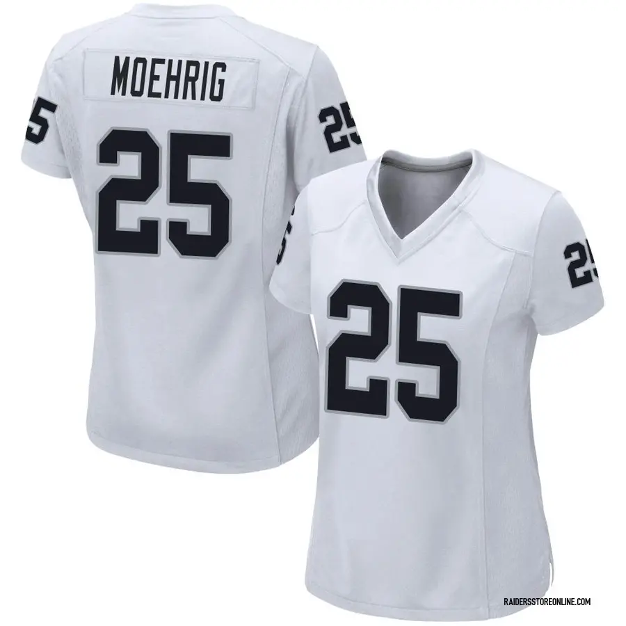 Nike Tre'von Moehrig Las Vegas Raiders Women's Game White Jersey