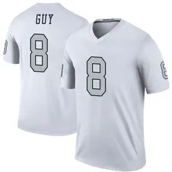 Wilson Ray Guy Las Vegas Raiders Men's Legend White Color Rush Jersey