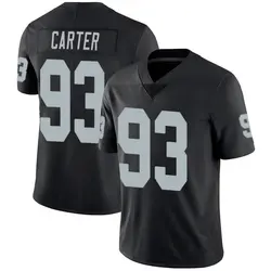 Nike Zach Carter Las Vegas Raiders Men's Limited Black Team Color Vapor Untouchable Jersey