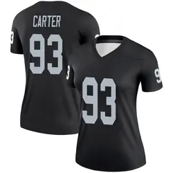 Nike Zach Carter Las Vegas Raiders Women's Legend Black Jersey
